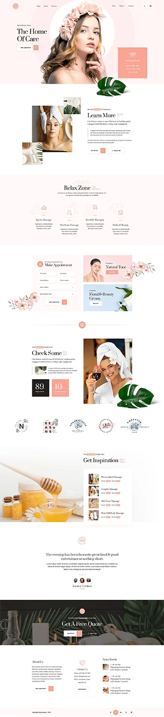 A recent Code Minds Creative website design project