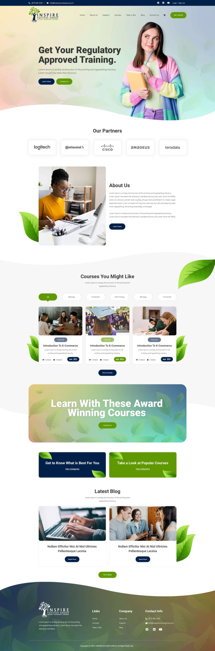 Success Group — Web Development project by Code Minds Creative