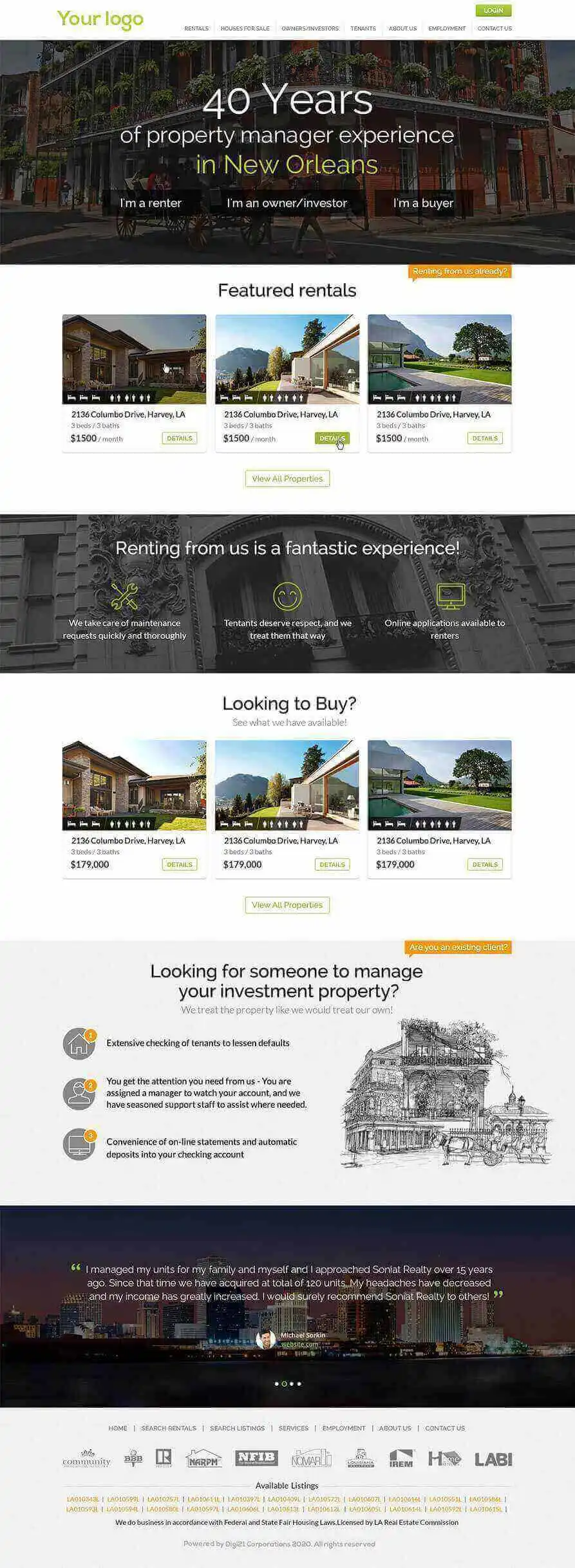 Brand Website — Website project by Code Minds Creative