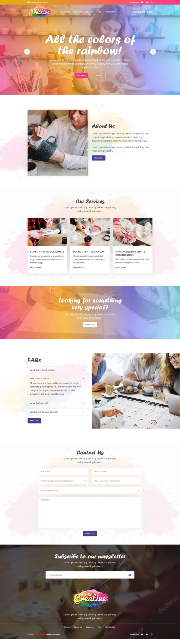 So So Creative — Web Design project by Code Minds Creative